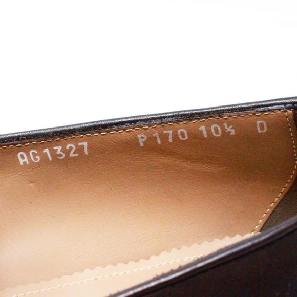 SALVATORE FERRAGAMO #43035 Mens Brown Leather Shoes (US 10.5 EU 41.5) main image 6